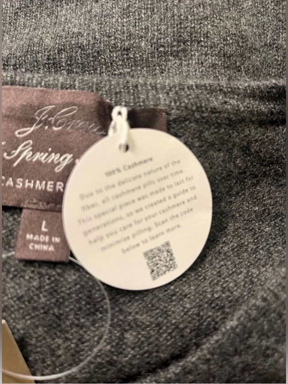 J.Crew Spring Street long-sleeve cashmere sweater-dress - Picture 7 of 9